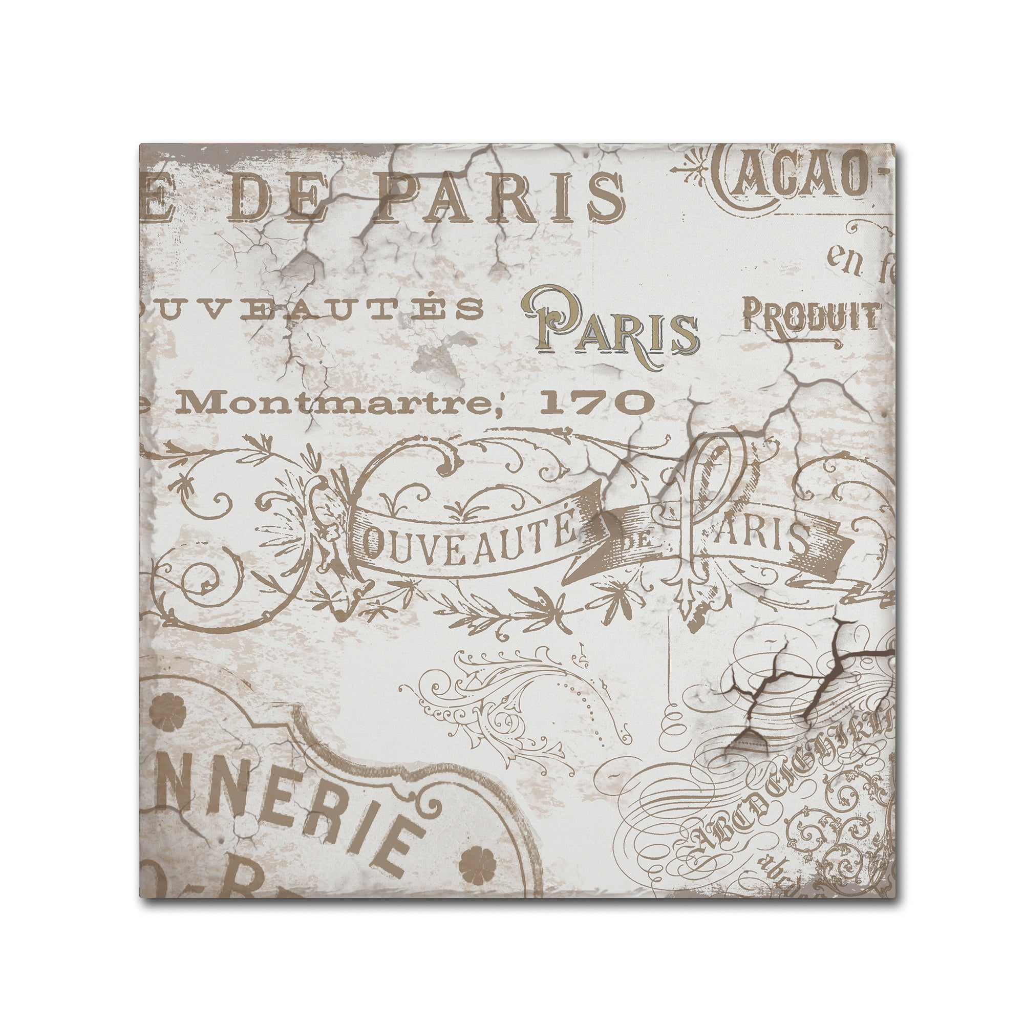 Trademark Fine Art "Bon Mots IV" Canvas Art by Color Bakery