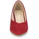 thumbnail image 2 of Zapatos de tacón bajo grueso Allegra K sin cordones para mujer Borgoña EE. UU. 7, 2 of 6
