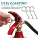 thumbnail image 2 of 15 Sets Fire Extinguisher Pins Replacement Lock Pins Metal Pull Pins Fire Extinguisher Attachment, 2 of 4