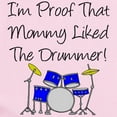 thumbnail image 2 of CafePress - Proof Mommy Liked Drummer (Bl Infant Bodysuit - Baby Light Bodysuit, Size Newborn - 24 Months, 2 of 4