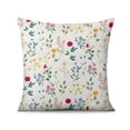 thumbnail image 2 of Flower Floral Spring Throw Pillow Covers 16x16inch Inch Set of 2 - Welcome the Outdoors this Spring & Summer with Farmhouse Decorative Throw Pillow Cases Ideal for Home Couch,Sofa, 2 of 7