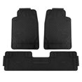 thumbnail image 1 of FH Group Ensemble de 3 Tapis de Sol en Caoutchouc Résistant pour Auto Berline SUV Van, Complet, 1 of 6