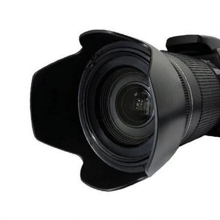 Tulip Shaped Anti Lens Flare Hood for Nikon 55-200mm II and AF-S 18-55mm Lenses