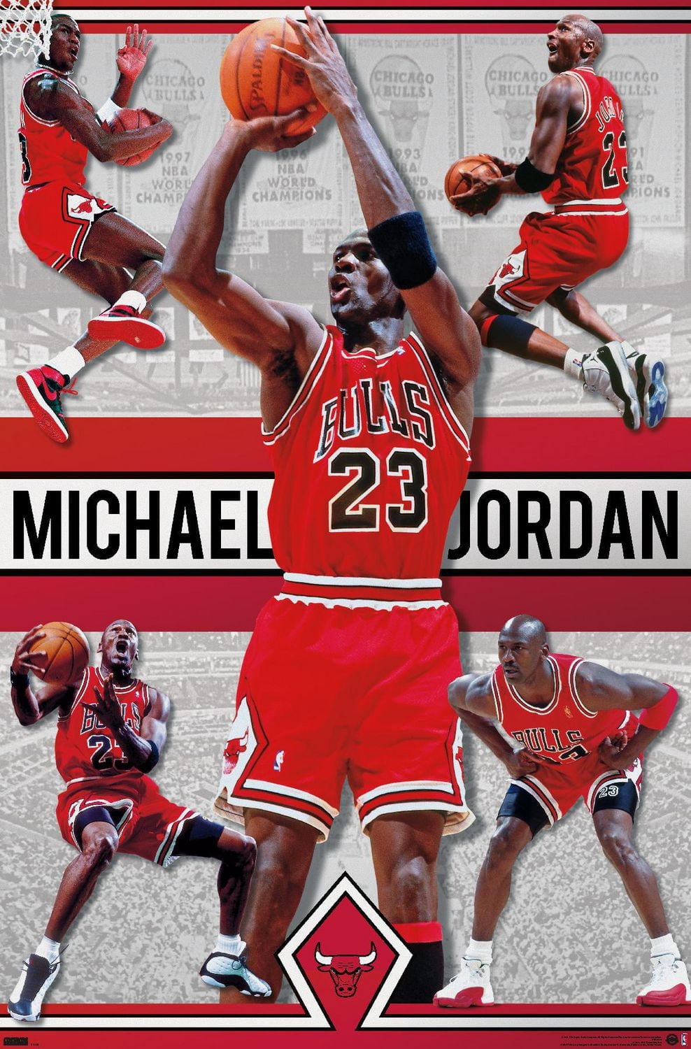 Michael Jordan - Collage Wall Poster