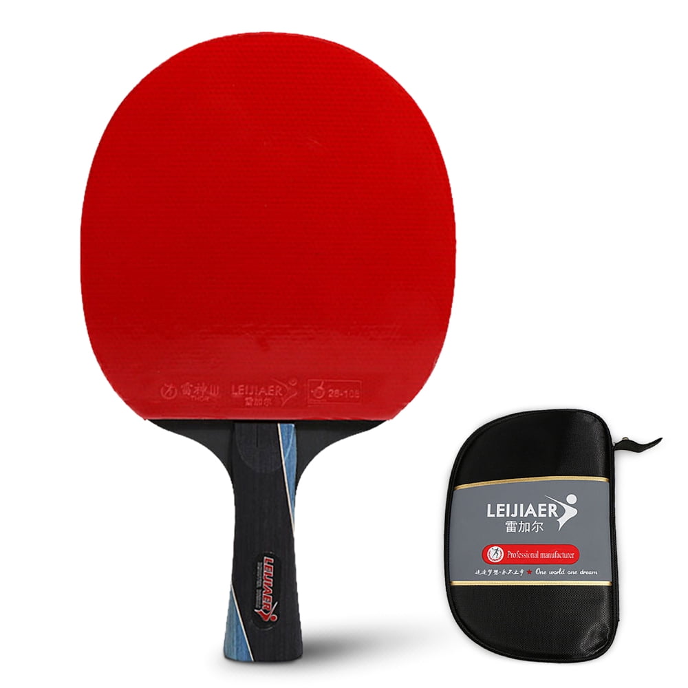 Professional Ping Pong Paddle Quality Table Tennis Racket Short Handle
