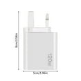 thumbnail image 3 of Oliegs UK US European Plug For IPhone And IPad Port USB Travel Power Adapter Global Mobile Phone Charger, 3 of 5