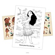 Disney Moana Color & Create-A-Scene Sticker Activity Book