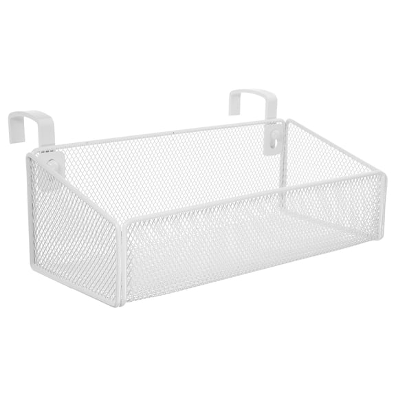 FELTECHELECTR Iron Bedside Hanging Storage Basket Organizer for Home Bedroom and Office Use, and Space-Saving