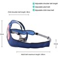 thumbnail image 1 of Cinturón de seguridad para motocicleta infantil Arnés de seguridad multifunción ajustable para niños y niñas esquí esquí Gafas de esquí, 1 of 5
