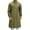 Army Green, variant on Mens Classic Kaftan Thobe Button Down Casual Henley Shirts Long Sleeve Robe Linen Muslim Gown Shirt with Side Slit