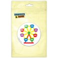 thumbnail image 1 of Ferris Wheel Amusement Park Ride Refrigerator Button Magnet, 1 of 2