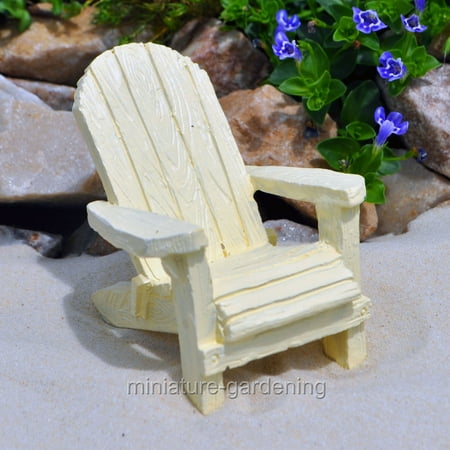 Child's Adirondack Chair Miniature Traditional Adirondack Chair, Color Options for Miniature Garden, Fairy Garden ()