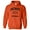 Orange, variant on Cincinnati Classic Football Arch Adult Unisex Hoodie - 3X-Large - Orange