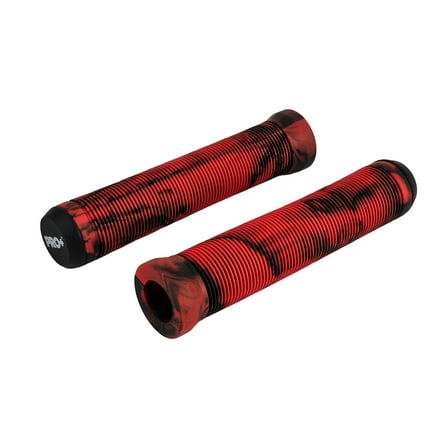 Grips BMX OD Flangeless 135mm Black/Red