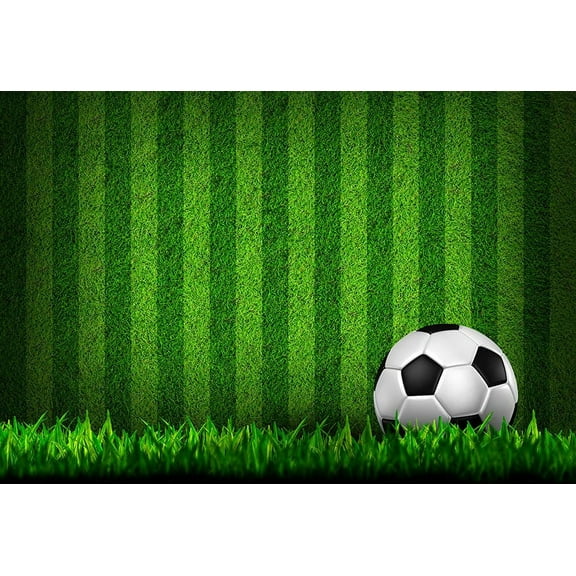 Mehofond Photography Backdrops Soccer Children Sport Grassland Happy Birthday Custom Photo Studio Background Photoph Props
