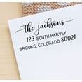 thumbnail image 2 of Printtoo Custom Return Address Stamp Personalized Self Inking Rubber Stamp Stationary Gift, 2 of 6