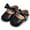 Gold, variant on BESLY 0-18M Baby Girls Princess Dress Shoes with Bowknot Non-Slip Toddler Shoes