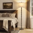 thumbnail image 4 of NATYSWAN 62" Floor Lamp, Adjustable Color Temperature Farmhouse Standing Lamp, Retro Rustic Tall Floor Lamps with Rotary Switch, Resin Standing Lamp for for Living Room,Bedroom,House, Office, 4 of 7