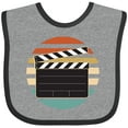 thumbnail image 3 of Inktastic Movie Film Clapboard Boys or Girls Baby Bib, 3 of 4