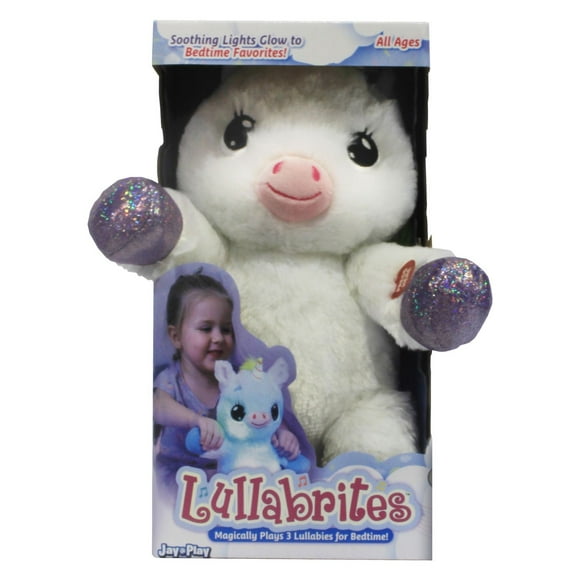 Peluche musicale et lumineuse Lullabrites – Licorne Des couleurs lumineuses!