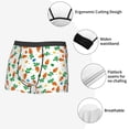 thumbnail image 3 of Yiaed Cute Carrot Print Men's Soft Cotton Boxer Shorts Breathable Boxers Underwear Moisture-Wicking Underwear Stretch Boxer Briefs for Man-X-Large, 3 of 5
