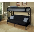 thumbnail image 3 of Lit superposé Eclipse ACME simple et futon double fini noir, 3 of 4