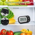 thumbnail image 4 of 8 Pack Refrigerator Thermometer, Digital Freezer Thermometer Small Black Fridge Thermometer, Waterproof Thermometer with Hook for Kitchen Home, LCD Display, ℃/℉ Switch, Max/Min Record, 4 of 7