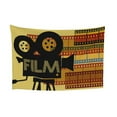 thumbnail image 7 of Movie Film Camera Tapestry, Video Wall Hanging Tapestries Dorm Room Home Decor, 60" x 40", 7 of 7