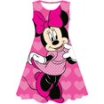 thumbnail image 1 of Disfraz de Minnie Mouse para niñas, vestido de princesa de manga corta, ropa 3D para fiesta de cumpleaños, 1 of 4