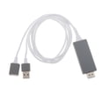 thumbnail image 1 of Adaptador Convertidor De USB A Por USB 4K / 8/8 Plus / 7 Blanco Sunnimix Cable adaptador HDMI, 1 of 6