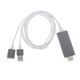 thumbnail image 1 of Adaptador Convertidor De USB A Por USB 4K / 8/8 Plus / 7 Blanco Sunnimix Cable adaptador HDMI, 1 of 6