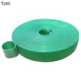 thumbnail image 2 of Flmtop 1 Roll Plant Rope Reusable Strong Grip Nylon Green Ribbon Vinyl Staking Twist Tie for Gardening, 2 of 8