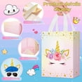 thumbnail image 4 of Bolsas para fiestas Locmeo Unicorn, reutilizables, no tejidas, 24 unidades, 4 of 7