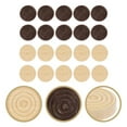 thumbnail image 3 of LEEYNEER Pieces Game Checkers Backgammon Board Chess Wood Replacement Chips Wooden Checker Interlocking Flying Toe Chip Round, 3 of 6