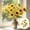 D, variant on Artificial Sunflower Bouquet Faux Silk Sun Flower Stems Home Living Room Office Floor Vase Decor Wedding Farmhouse Table Centerpiece Floral Arrangement Rustic Style Decoration
