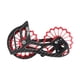 thumbnail image 1 of Greeniant Rodamiento de cerámica de gran tamaño, polea a prueba de herrumbre, jaula de desviador trasero, Kit de rueda de guía de cubo resistente al Ciclismo Negro/Rojo SD2 Greeniant OD024405-04, 1 of 6