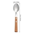 thumbnail image 2 of Minkissy 5pcs Compact Design Dessert Spoons for Ice Cream at Social Events, 2 of 8