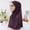 03_Purple, variant on TANGNADE Turbans for Women Hijab Double Loop Slip On Scarf Pull Over Crepe Convenient Shawl Headscarf Summer Hats Red