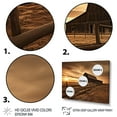 thumbnail image 3 of Designart "Dusk Scenery at the Barn II" Farmhouse Floater Framed Canvas Print, 3 of 7