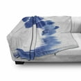 thumbnail image 3 of Blue Soft Flannel Fleece Throw Blanket, Orchid Corsage Composition with Reflection in Water Desgin Bridal Garden, Cozy Plush for Indoor and Outdoor Use, 70" x 90", Violet Blue White, by Ambesonne, 3 of 6