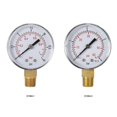 thumbnail image 2 of 50mm 0~60psi 0~4bar Pool Filter Vattentrycksmätare Hydraulisk Tryckmätare Manometer 1/4" NPT-gänga-Perfekt, 2 of 4