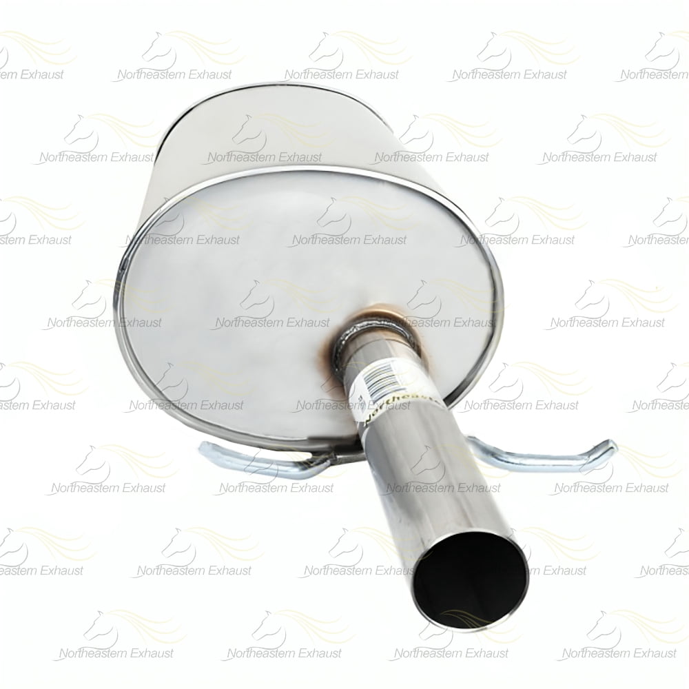 Northeastern Exhaust Muffler with Hanger Fits 2005-2010 Chevrolet Cobalt 2.2L - Direct Fit | Stainless Steel