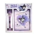thumbnail image 2 of Anime-Sanrio papelería Kawaii Kuromi My Melody Bloc de notas, conjunto de cuaderno con bolígrafo, diario, cuaderno, página de Color de dibujos animados para estudiante, 2 of 4