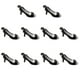 thumbnail image 4 of 10 piezas de zapatos de tacón con forma de dijes, colgantes en forma de , manualidades de joyería de bricolaje Zulema zapatos de tacón colgante, 4 of 5