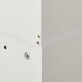thumbnail image 6 of BTMWAY Bathroom Cabinets Over The Toilet, Home Over The Toilet Storage with Inner Adjustable Shelf and Open Storage Shelf, Modern Over Toilet Cabinet Bathroom Organizer Cabinet Space Saver, White, 6 of 11