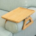 thumbnail image 1 of AMERTEER 1pc Couch Arm Table Clip On Tray Sofa Table For Couches  Couch Arm Tray Table  Portable Table  TV Table And Side Tables For Small Spaces  Stable Sofa Arm Table For Eating And Dri, 1 of 5