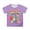 1Purple31, variant on XAOFW Girl's T-Shirts 100 Days Of School Print Short Sleeve Crewneck T Shirt Back To School Season Casual Tee Shirt Holiday Vacation Soft Breathable Top