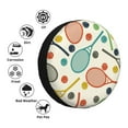 thumbnail image 5 of Easygdp Racket and Tennis Ball Automobile Tire Dust Cover, 14-17in Spare Tire Cover Universal Fit for Trailer, Car, Truck, SUV, Jeep - 17 inch, 5 of 9