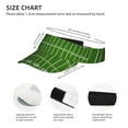 thumbnail image 3 of Sikiie American Football Field2 Sun Visor Hat Adjustable Velcro Golf Visor Sports Sunscreen Visor Hat for Outdoor Activities, 3 of 7