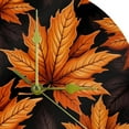 Maple leaf Acrylic Circular Wall Clock Stylish Timepiece for